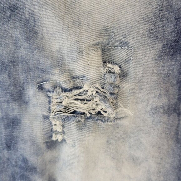 R GSTR Acid Wash Jeans Mens (Actual 33x30) Stretch Distressed Grunge Streetwear - Picture 10 of 13